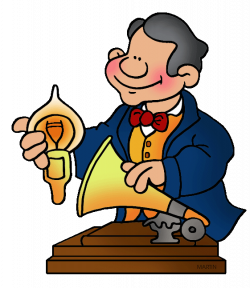 Inventors and Inventions Clip Art by Phillip Martin, Thomas Edison