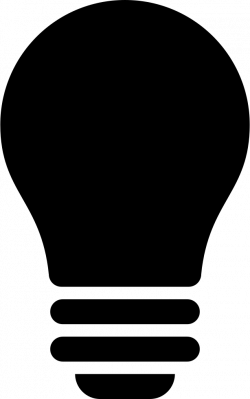 Black Light Bulb Svg Png Icon Free Download (#15036 ...