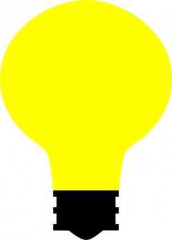 Simple Light Bulb Clipart | i2Clipart - Royalty Free Public Domain ...