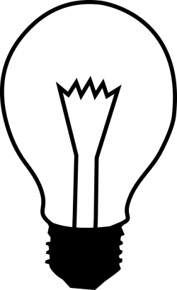 Light Bulb Clip Art Black And White | Centralroots.com