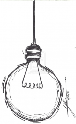 Simple Light Bulb Drawing | Lamps Ideas | art✒ in 2019 ...