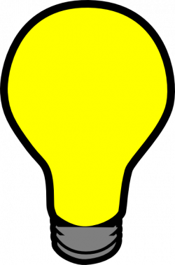 Yellow Lightbulb Clip Art at Clker.com - vector clip art ...