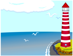 Clip art image christian lighthouse background for note 2 ...