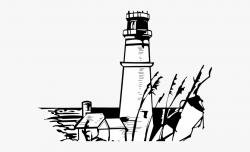 Lighthouse Clipart Illustration - Lighthouse Black And White ...