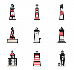 Lighthouse Icons - 555 free vector icons