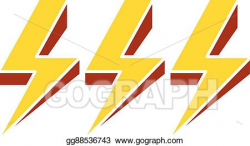 EPS Illustration - Lighting bolt, sparkle shape. lighting ...