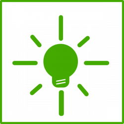 Green Light Bulb Energy Icon Clip Art at Clker.com - vector clip art ...