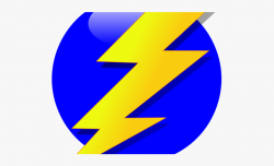 Lightening Clipart Lightning Strike - Yellow And Blue ...