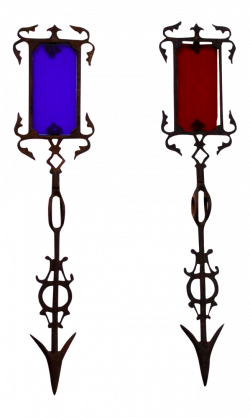 Antique Lightning Rod Ornamental Arrows - a Pair