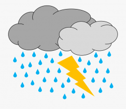 Daily Daily Sketch Lightning Rain Raining - Rain And Thunder ...