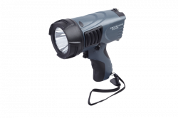 Rechargeable pistol trigger searchlight