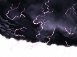 lightning light cartoon clouds purple dark storm stormy...
