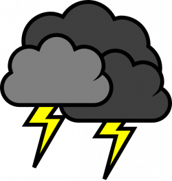 28+ Collection of Thunder And Lighting Clipart | High quality, free ...