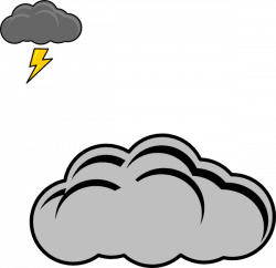 28+ Collection of Thunder Cloud Clipart | High quality, free ...