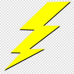 Yellow lightning icon, Lightning , lightning transparent ...
