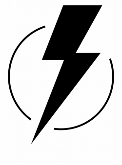 Black And White Lightning Bolt Clipart - Lightning Bolt Logo ...