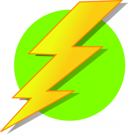 Red Lightning Bolt Symbol. electric sign lightning clip art ...
