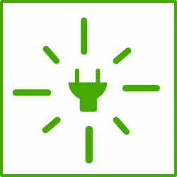 Green Power Icon Clip Art at Clker.com - vector clip art online ...