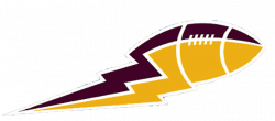Maroon Yellow Football Lightning Big | Free Images at Clker.com ...