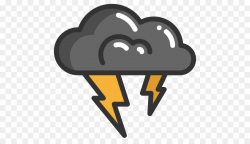 Rain Cloud Clipart clipart - Lightning, Cloud, Thunderstorm ...