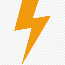 Lightning Icon clipart - Lightning, Yellow, Orange ...