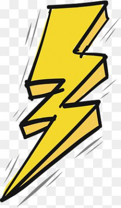 Thunder And Lightning Effect, Vector Png, Yellow Lightning ...