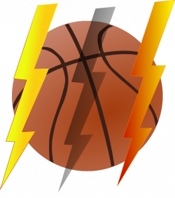 Lightning Bolt Basketball Clip Art at Clker.com - vector clip art ...
