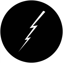 Lightning Bolt Thin - Apollo Gobo # - Clip Art Library
