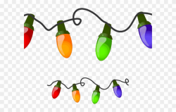 Holiday Clipart Christmas - Christmas Lights On String - Png ...