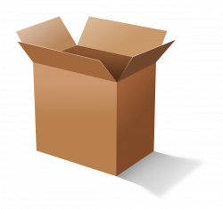 Clipart - cardboard box