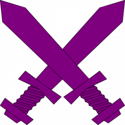 purple lightsaber | Purple Crossed Swords clip art - vector clip art ...
