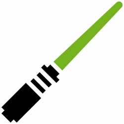 Lightsaber Green Icon | Free Star Wars Iconset | Sensible World