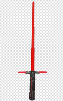 Kylo Ren lightsaber toy, Red Lightsaber Kylo Ren transparent ...