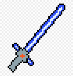 Blue Lightsaber Png - Emerald Sword Minecraft Png ...