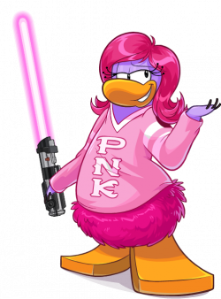 Image - PNK member with lightsaber.png | Club Penguin Wiki | FANDOM ...
