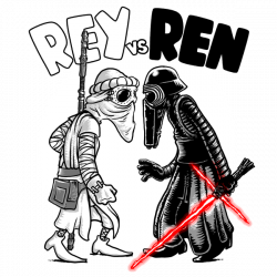 Rey vs Ren | Nerdvana | Pinterest