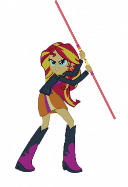 Image - Sunset wielding her lightsaber.png | Pooh's Adventures Wiki ...