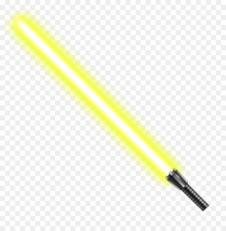 Yoda Lightsaber Yellow Star Wars - yellow light png download ...