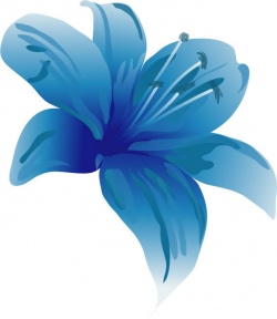 Blue Lily Clipart