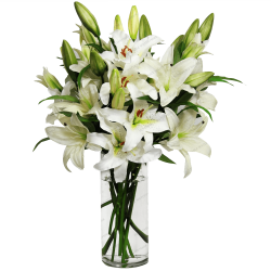 Lilies In A Vase transparent PNG - StickPNG