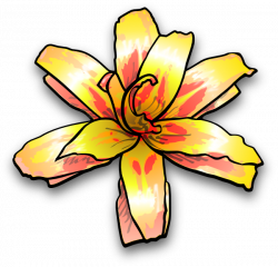 Yellow Lily Clip Art at Clker.com - vector clip art online, royalty ...