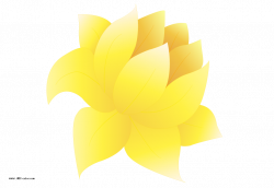 Raster clipart water lily