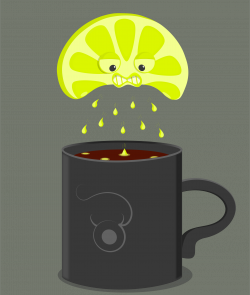 Clipart - Angry lime