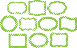 lime border frame png - Free PNG Images | TOPpng