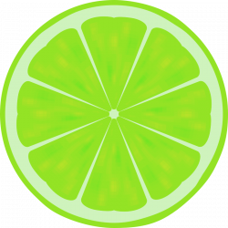 Clipart - Lime slice 2