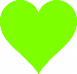 Lime Green Heart Clip Art at Clker.com - vector clip art online ...