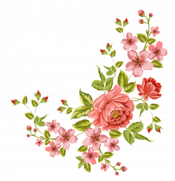 Flower Clip art - Corner flower 1417*1468 transprent Png Free ...
