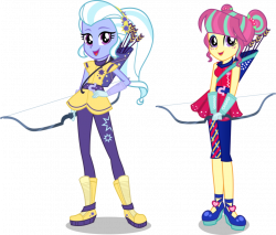 AU] Archery Sugar Coat and Sour Sweet by LimeDazzle on DeviantArt