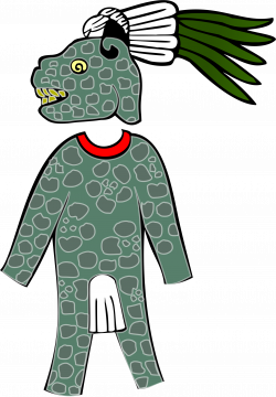 Clipart - Armor aztec (Armadura azteca, kolotli)1