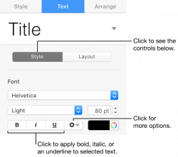 Keynote for Mac: Add bold, italic, underline, or strikethrough to ...